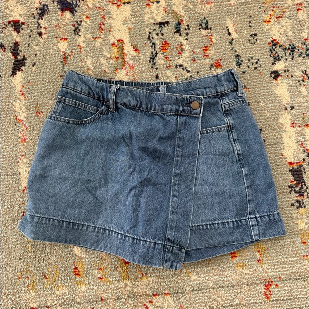 Uniqlo Blue Denim Skirt
